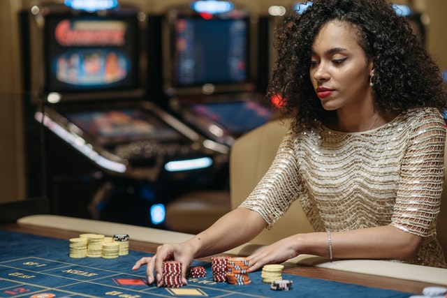 playing at a casino